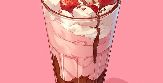 Jahodový sorbet s pistáciemi