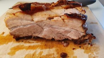 Pečený vepřový s bramborovou kaší