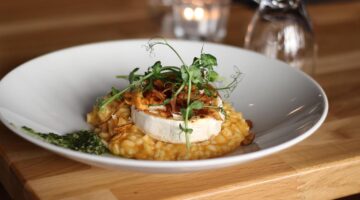 Risotto s hřiby a sýrem