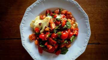 Rajčatový quiche bez kůrky