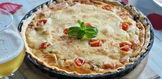 Quiche Lorraine s břišní slaninou