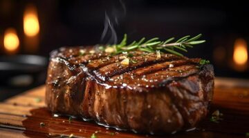 Newyorský steak s bylinkovým máslem