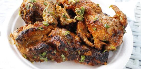 Tandori kuřecí plátky s rýží