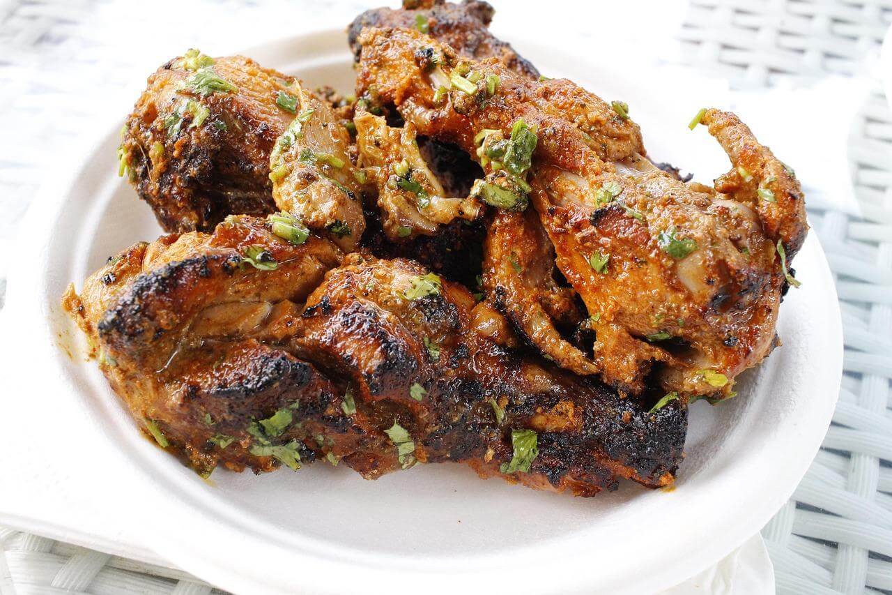 Tandori kuřecí plátky s rýží