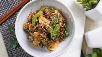 Dušená cizrna s koriandrem