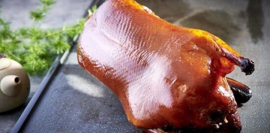 Pečená kachna s bramborovým nádivkem