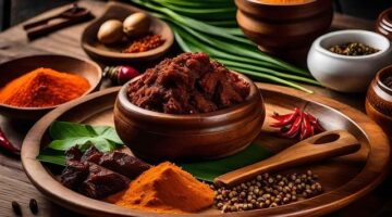 Rendang hovězí maso kokosovým mlékem