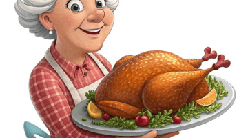 Pečený krocan se švestkovým nádivkem