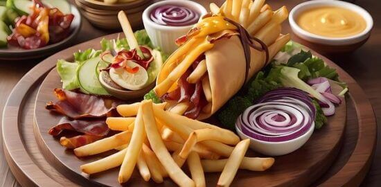 Fajitas s hovězím masem a zeleninou