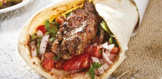 Bravčové kebab s harissou