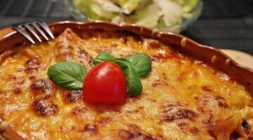 Lasagne bolognese s mozzarellou