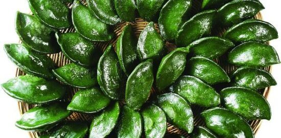 Rýžový placička s hráškem