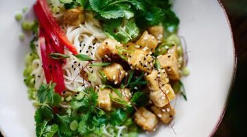 Tofu guláš s paprikami