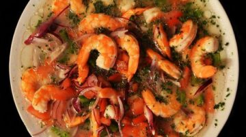 Ceviche z bílého mořského okouna