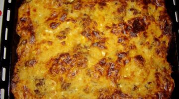 Moussaka s baklažánem a mletým masem