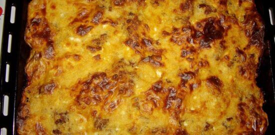 Moussaka s baklažánem a mletým masem