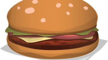 Hamburger s hranolky a majonézou