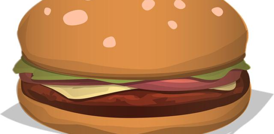 Hamburger s hranolky a majonézou