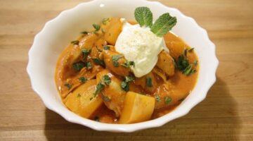 Rajčatový krém se šlehačkou