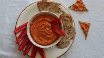 Muhammara s ořechy a paprikou