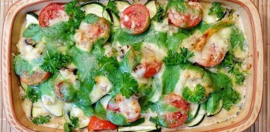 Gratinované brambory s bylinkami