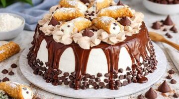 Cannoli siciliani z ricotty a citronu