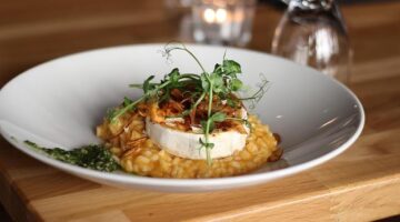 Risotto ai funghi a zucchine