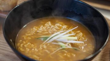 Ramen s pikantním kimchi