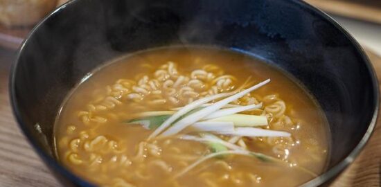 Ramen s pikantním kimchi