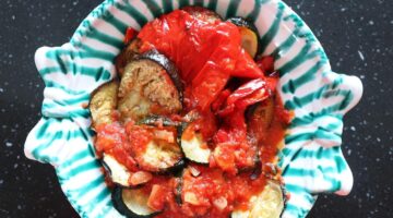 Ratatouille s nasládlou bagetou