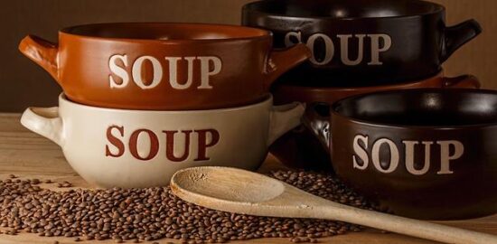 Krémová čočková polévka