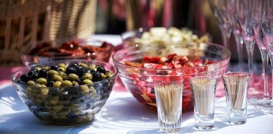 Bufet stroganoff s rýží