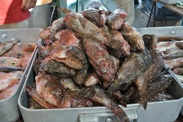 Bouillabaisse s grilovaným bagetem a bylinkovým máslem