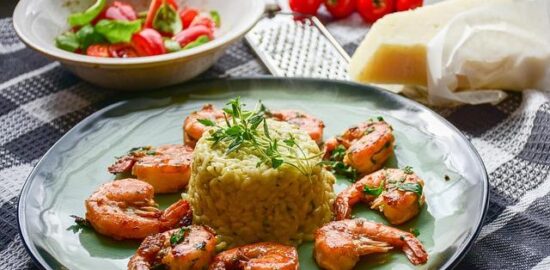 Rizoto se žampiony a tymiánem