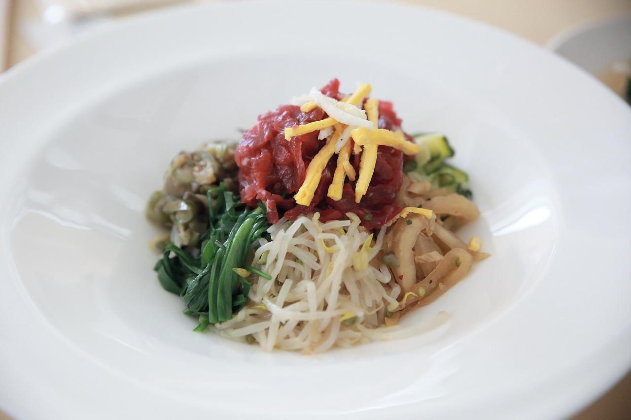 Bibimbap s hovězím mísou