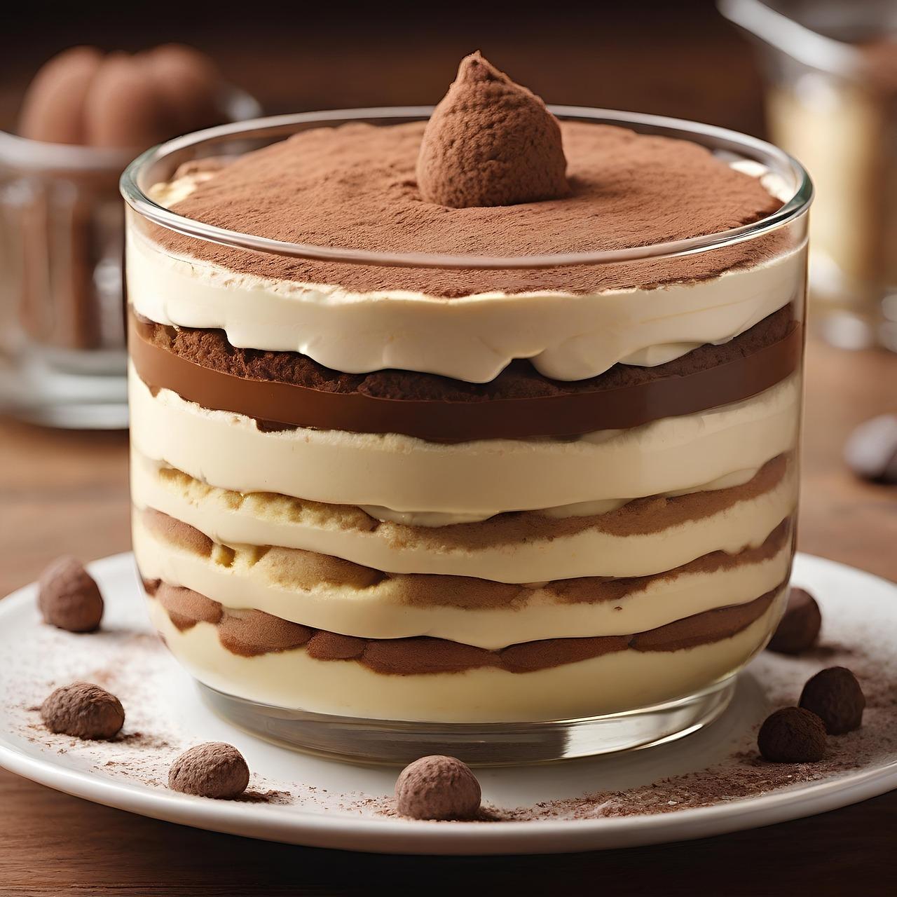 Tiramisu bez vajec a kávy