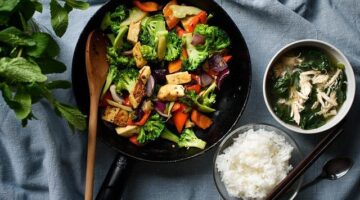 Tofu s chilli a zeleninou