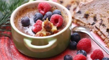 Crème brûlée s ovocem