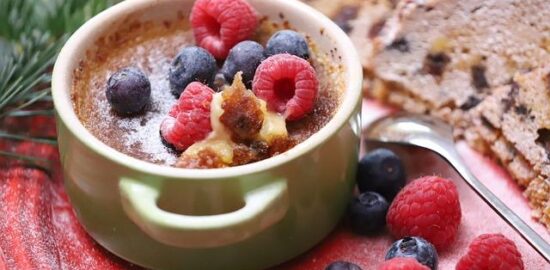 Crème brûlée s ovocem