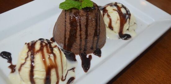Petit soufflé z čokolády a pomeranče