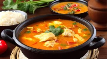 Moqueca bahiana s kokosovým mlékem
