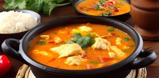 Moqueca bahiana s kokosovým mlékem