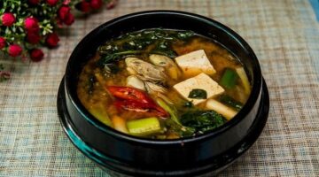 Miso polévka se shiitake