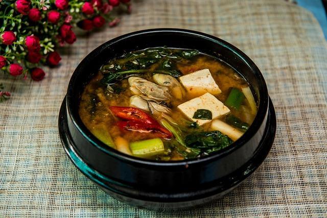 Miso polévka se shiitake